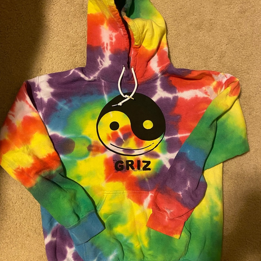 Griz tie dye hoodie